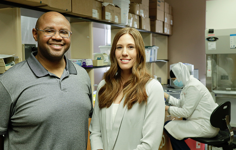 Associate Professor Franklin West and Lecturer Holly Kinder collaborated to design the new regenerative bioscience major being launched fall 2022. 
