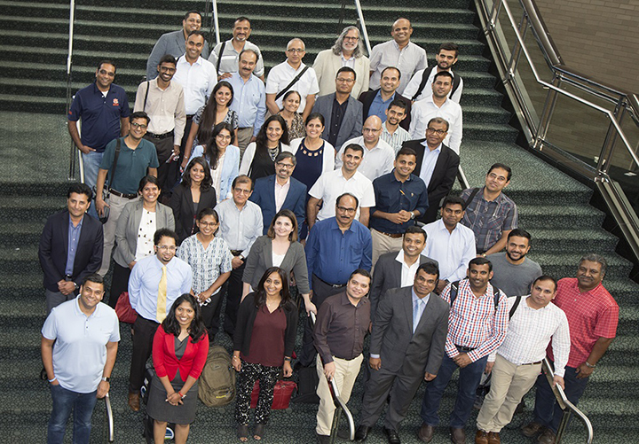 As group photo at a meeting of the Indian Association for Food Protection in North America (IAFPNA)