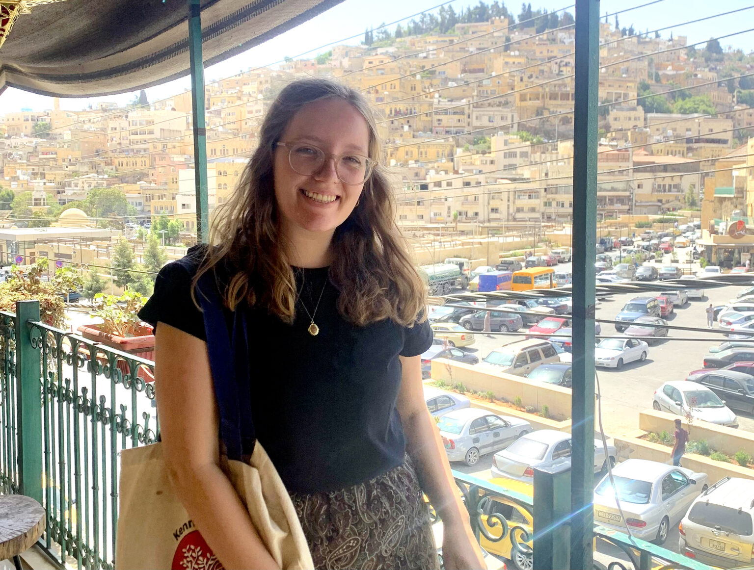 Leah Whitmoyer, a junior at the University of Georgia, is spending the fall 2022 semester studying at the University of Jordan as a Boren Scholar. In this photo, she visits Assalt, Jordan, a city near Amman. (Submitted photo)
