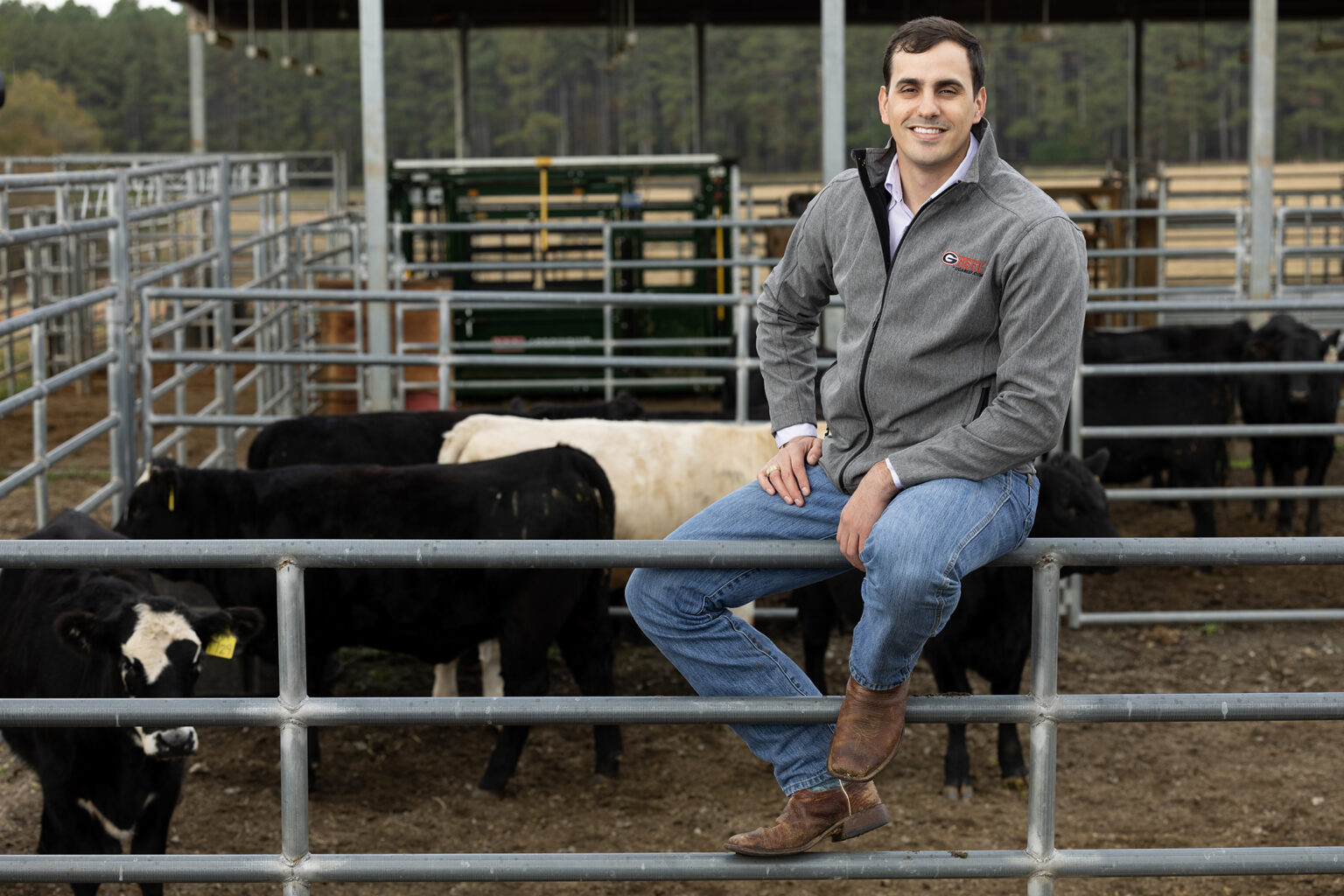 Pedro Fontes is an assistant professor in beef cattle reproductive physiology in the Department of Animal and Dairy Science. (Photo by Andrew Davis Tucker/UGA)