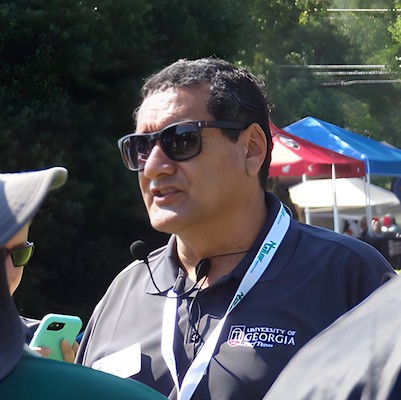 Alfredo Martinez-Espinoza in a black shirt
