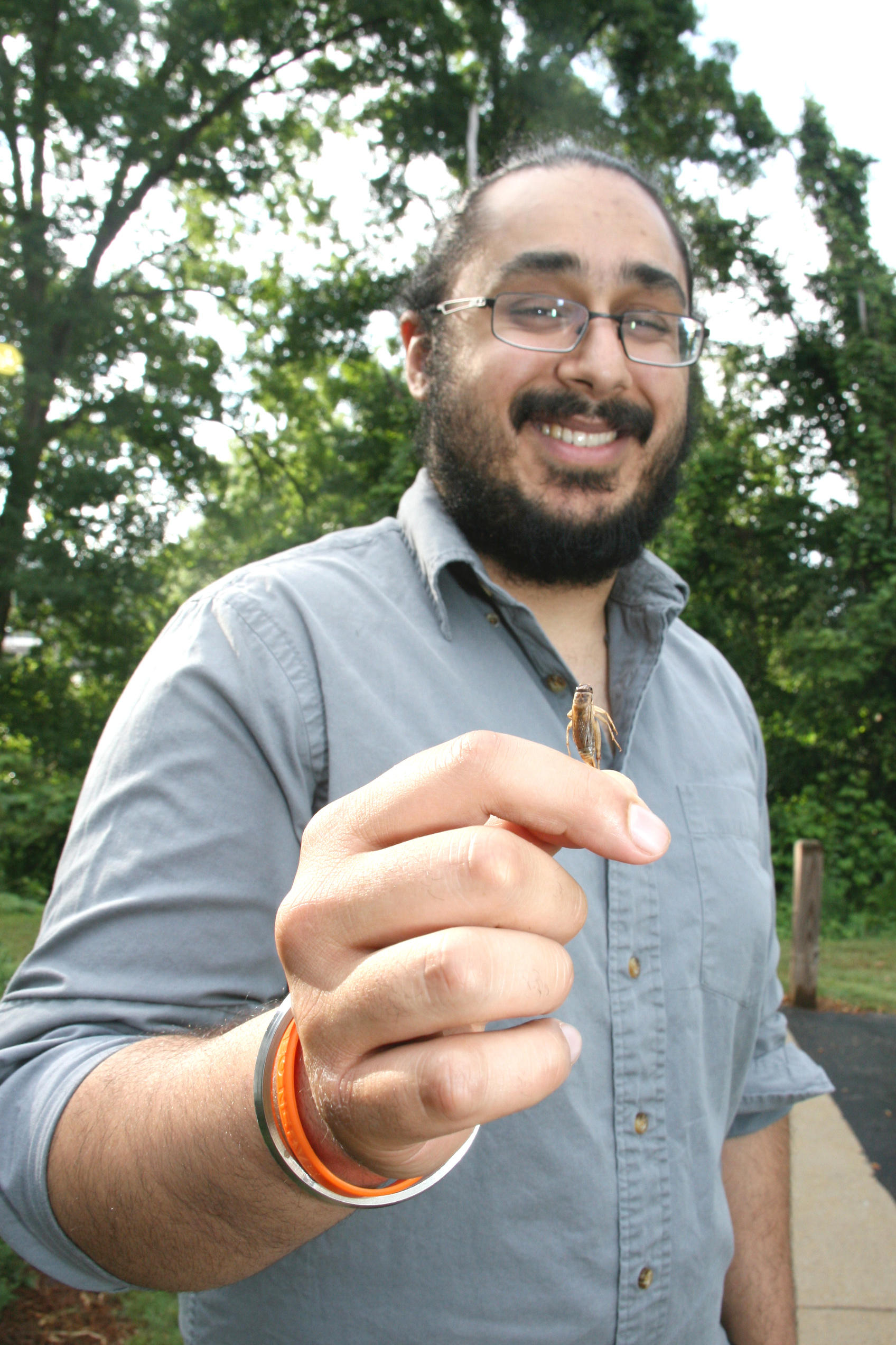 Harmon Johar, a junior studying entomology at the UGA College of Agricultural and Environmental Sciences founded World Entomophagy — an international company that supplies edible insects to chefs.