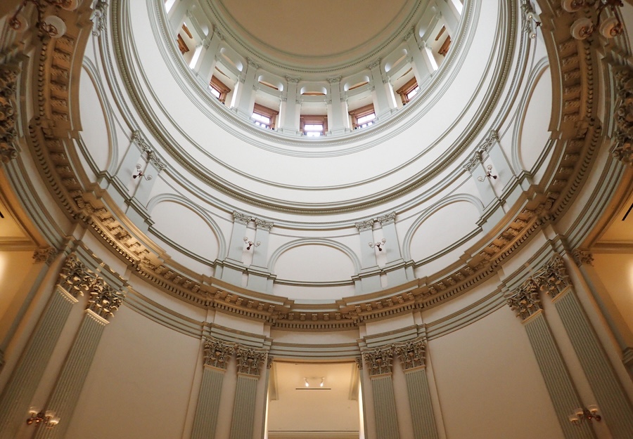 Georgia Capitol from inside the dome