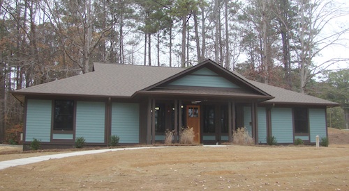 New cabin at Rock Eagle - 2012