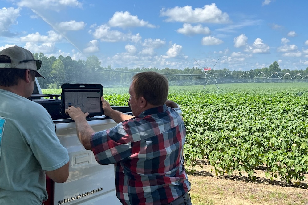 Georgia's leading industry is agriculture, which relies significantly on irrigation — approximately half of the state's cropland is irrigated. For most farmers operating on razor-thin profit margins, irrigation is essential as insurance against drought and extended dry periods. In a concerted effort to address water conservation in agriculture, the University of Georgia Cooperative Extension Ag Water Team helps farmers adopt water-saving practices that boost yields, lower production costs and conserve water for future generations.