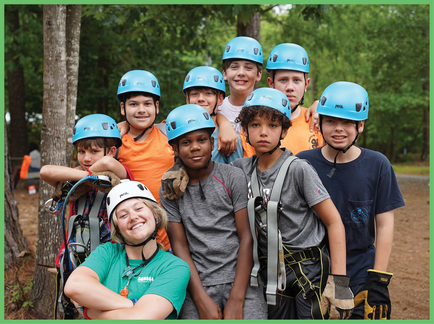 Ropes course at Georgia 4-H camp